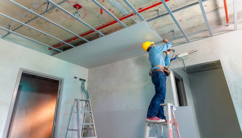 gypsum ceiling works in dubai